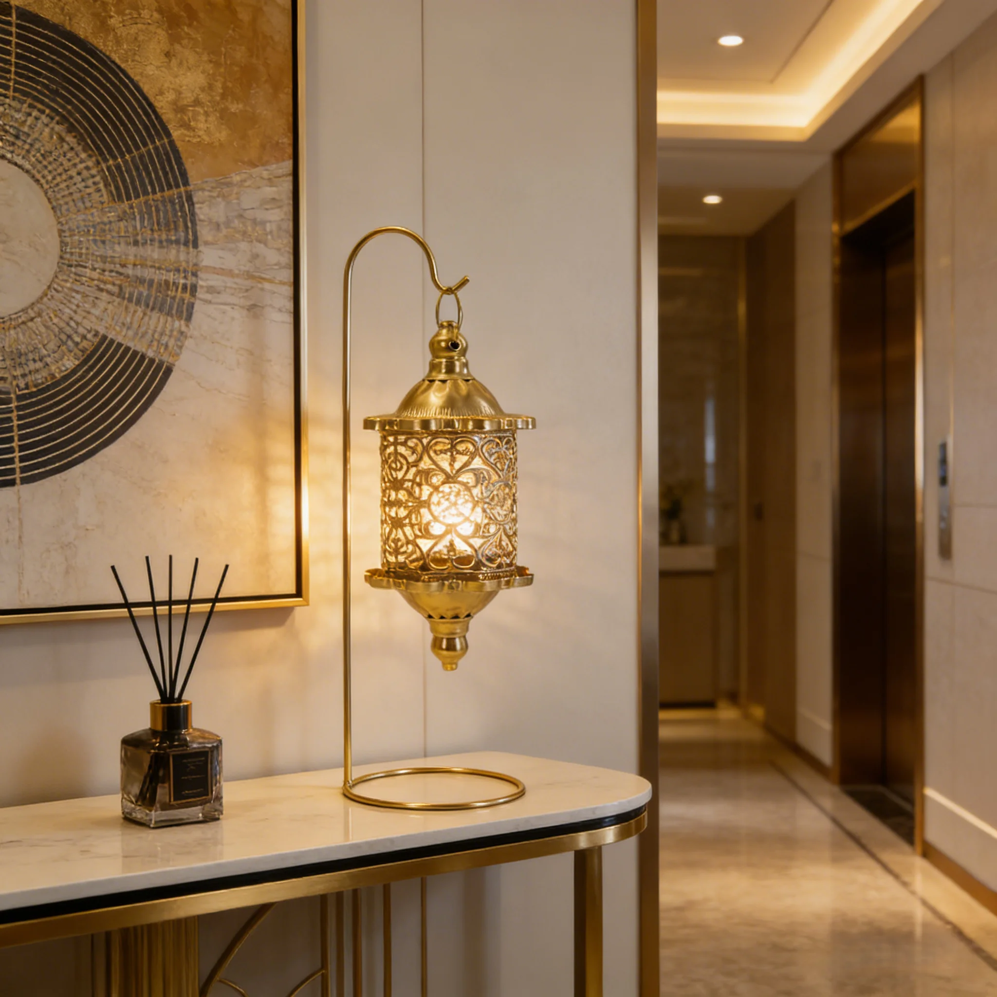 A Birdcage-style Candlestick, a European-style Hollow Tabletop Ornament, Suitable for Creating a Romantic Lighting Decoration in