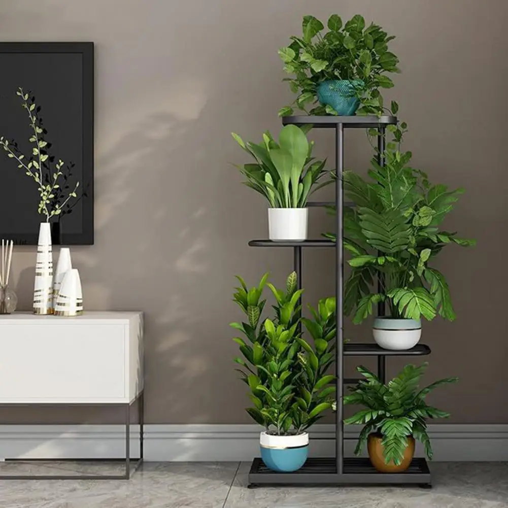Multi-tier Plant Stand Heavy Duty Metal Tiered Plant Stand Indoor Corner Plant Shelf Rack Decorative Floor Holder for Room Patio