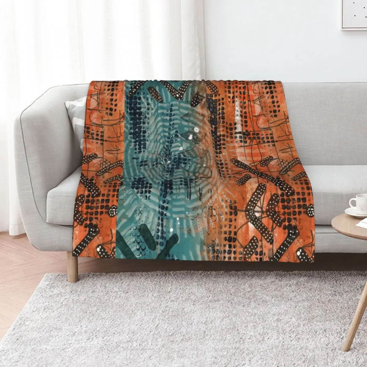Ancient Language 15 Throw Blanket Versatile Cozy Throw Blanket for All Occasions