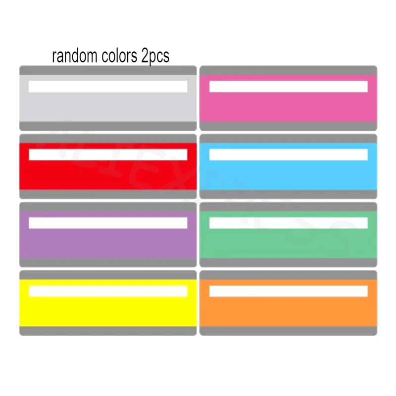 8Pcs Large Guided Reading Strips Multicolor Highlight Overlays Reading Tracking Rulers Bookmarks for Dyslexics