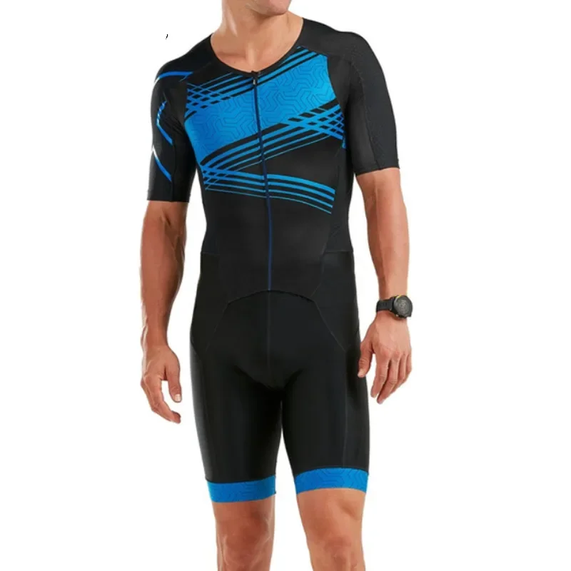 Cycling equipment  cycling suit  one-piece suit  men's professional short sleeve one-piece  moisture absorption and perspiration