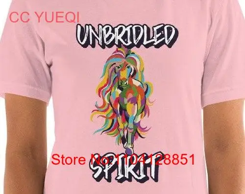 Colorful Horse Unbridled Spirit t shirt long or short sleeves