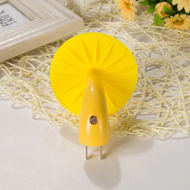 Cute Mushroom Atmosphere Lamp LED US  EU Plug Night Light Control Induction Energy Saving Wall Lamps Bedroom Bedside Decor Light