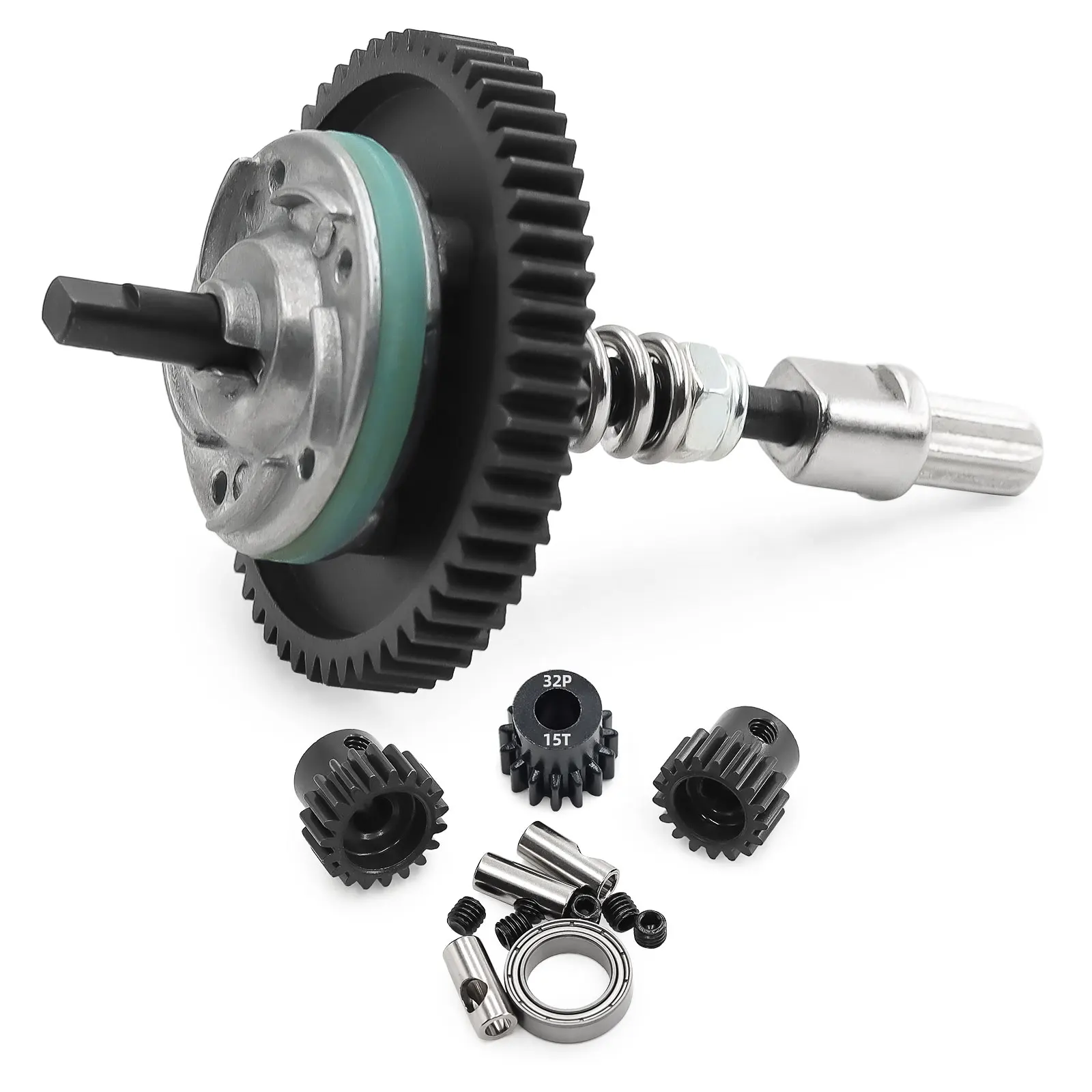 

Комплект для модернизации металлических шестерен сцепления и хвостовика 15T 17T 19T для моделей Traxxas 1/10 Slash 4x4 Stampede Rustler VXL