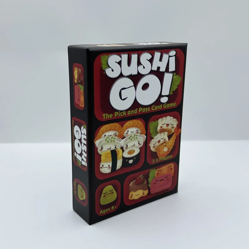 Sushi Go games Leisure Family Entertainment Gatherings Light Carrying Board Party Games Birthday Christmas Gift