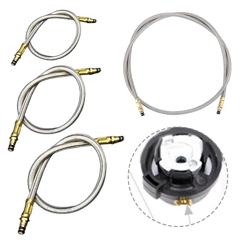 1 Pcs Camping Stove Extension Hose 35cm Gas Tank Connector Tube Stainless Steel For Outdoor Cooking Picnic