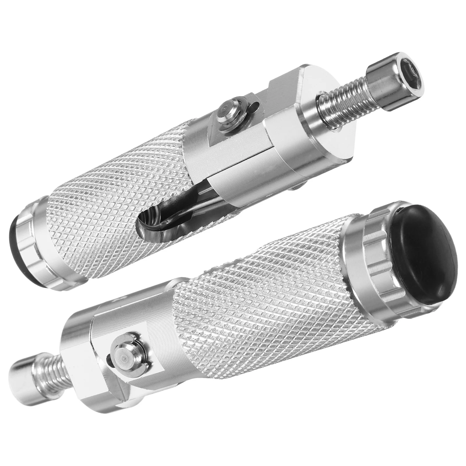 

2Pcs Motorcycle Foot Pedal Aluminum Alloy Long-Lasting Use Comfortable Support Stylish Appearance Motorcycle Foot Pegs