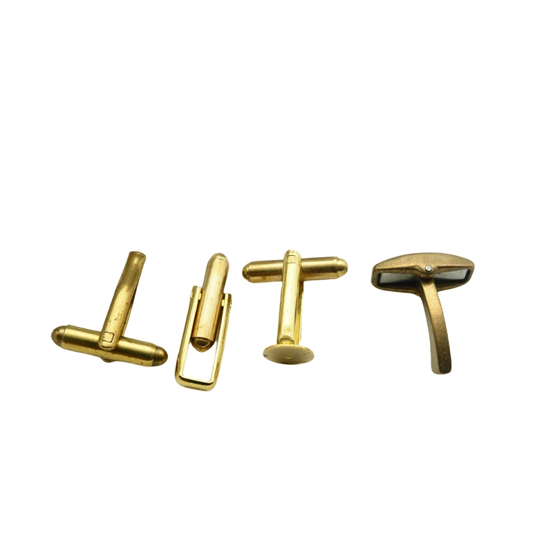 BoYuTe (50 Pieces/Lot) Raw Brass Cufflinks Base Handmade Materials Diy Jewelry Accessories and Components