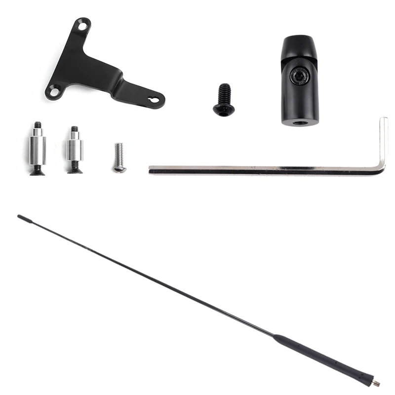 Panical 360° Rotation Adjustable Kit Antenna Set Extension Bracket Bar Trunk Left Right For Honda Gold Wing GL1800 2018-2024