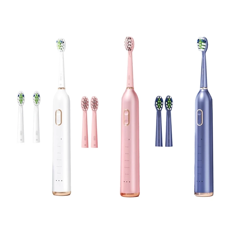 Electric Toothbrush USB Rechargeable Powerful Electric Toothbrush with 5 Modes Whitening Toothbrushes for Adults