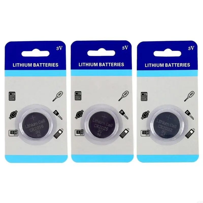 Durability CR2032 Lithium Button Cells CR2016 Battery CR2025 3V Lithium Batteries For Watches Remotes And Calculators