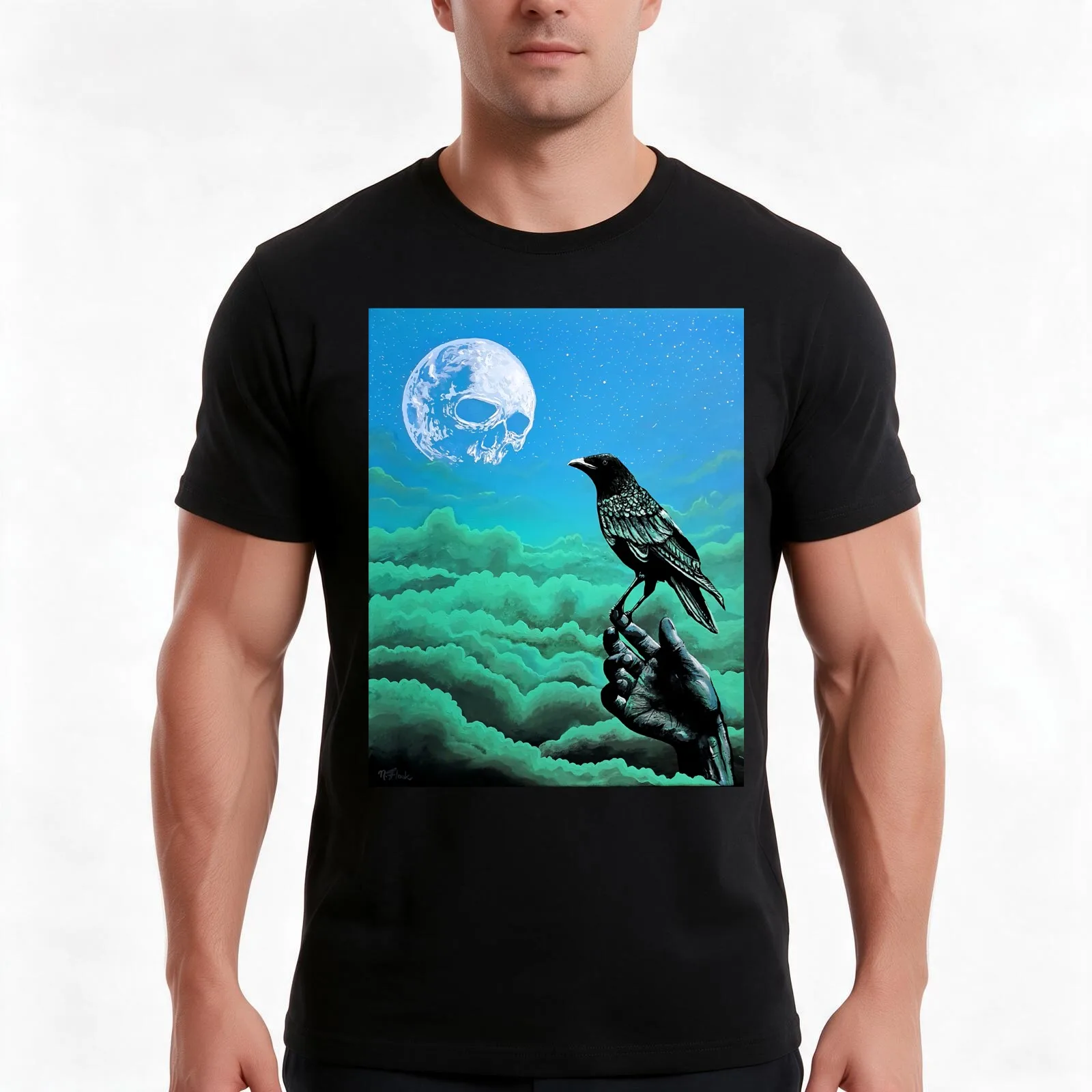 Midnight Rendezvous T-Shirt, Summer Casual Cotton Tee, Oversized Streetwear Tops, Vintage Graphic Print, Loose Fit Short Sleeve