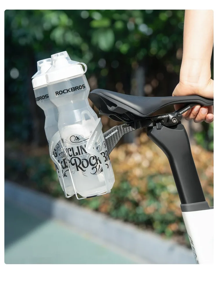 AliExpress ROCKBROS Bike Bottle Cage Saddle Mount Adapter - Road Bicycle Saddle Rail Mount Water Bottle Holder with Adjustable Angle for Road Use