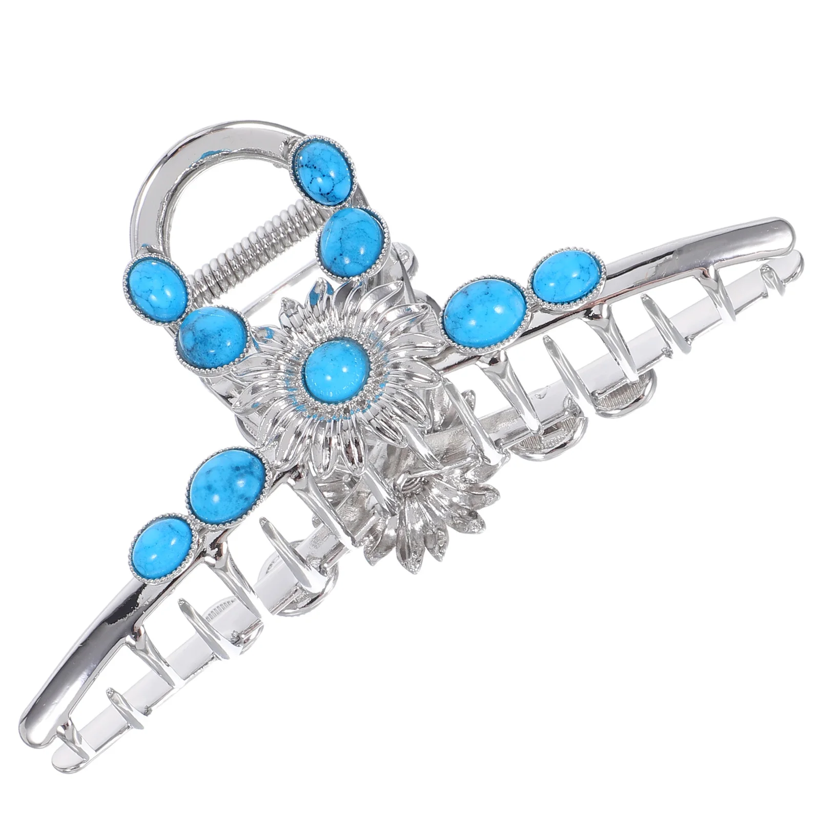 

Western Style Large Metal Hair Claw Clips Thick Durable Alloy Shark Clip For Women Nonslip Styling Daily Party Occasions Quick