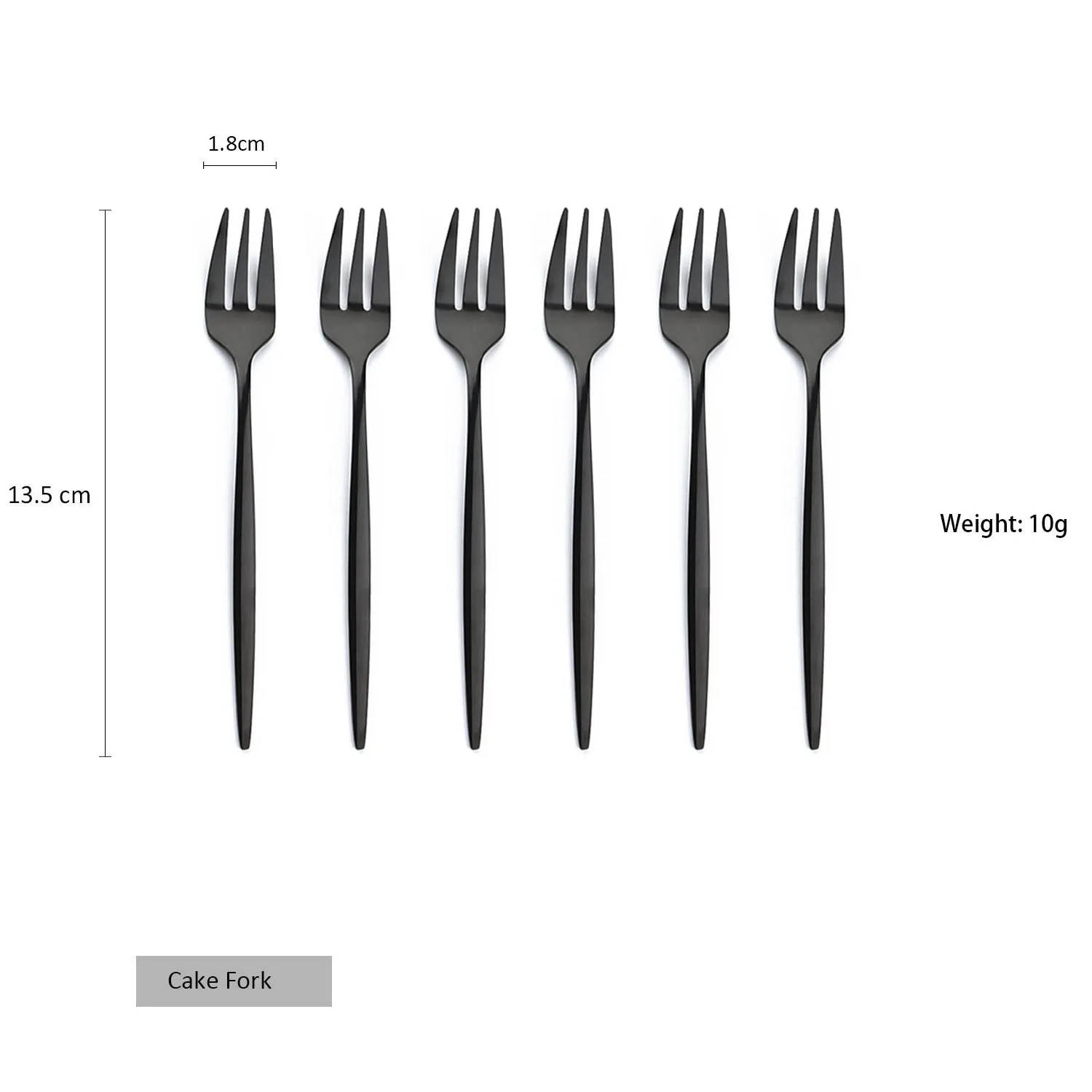 6pcs Mini Fork Set For Fruit Cake Snack Stainless Steel Tea Fruit Fork Set Rainbow Dessert Fork Gold Small Salad Fork Dinnerware