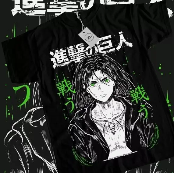 Unisex Attack On Titan Season 4 Eren Tatakae, AoT Anime, Eren Yeager T-Shirt