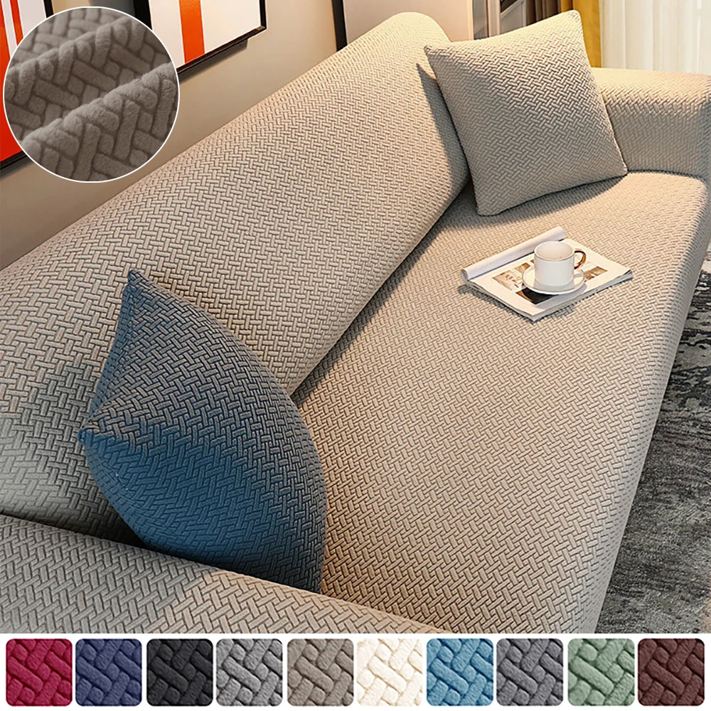 

Full Coverage Jacquard Sofa Cover Home Decor Couch Slipcover for Living Room Anti-dirty Armchair Corner Slipcover S/M/L/XL Size