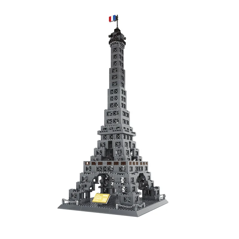 5217 Paris Famous Landmark Eiffel Tower World Architecture Bricks City StreetView Toy Birthday Gift For Kids Building Blocks Set