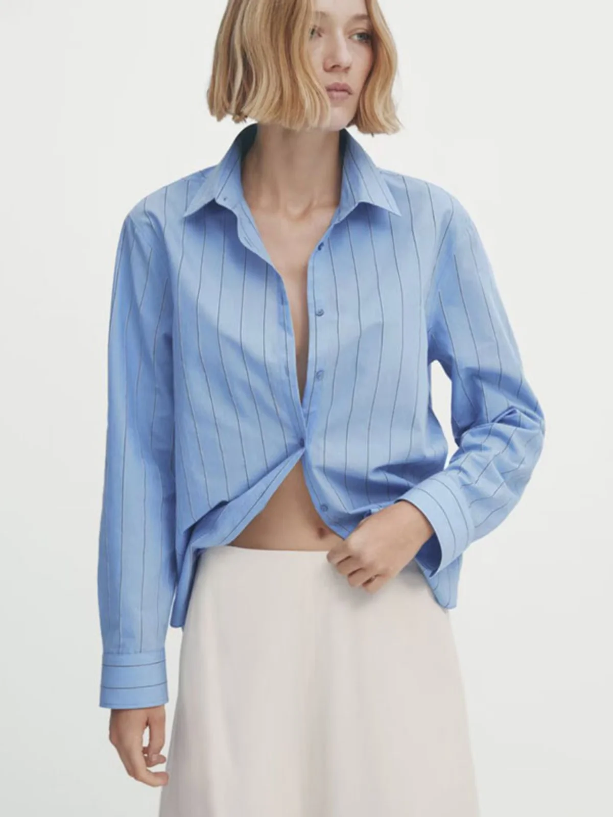 Jupe évasée trapèze pour femmes, pantalon décontracté, polyvalent, Design de points brillants, couleur Beige, nouvelle collection automne