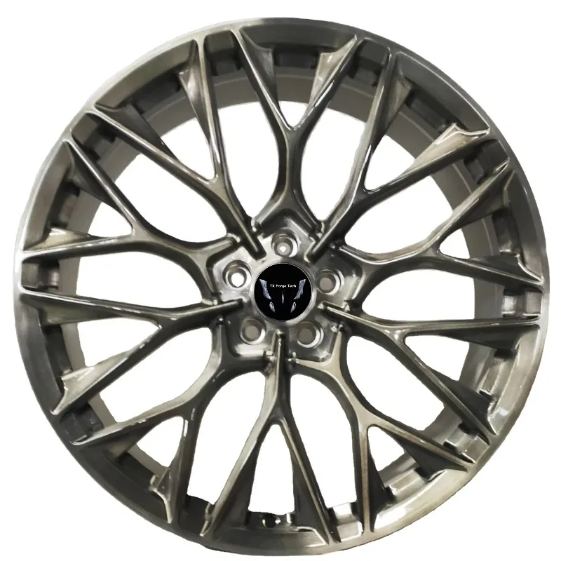 D0924 15 Inch Forged Aluminum Alloy Wheels New Bronze Finish Electric Wheel with 4 Holes 40mm/25mm/30mm ET 98mm/100mm PCD
