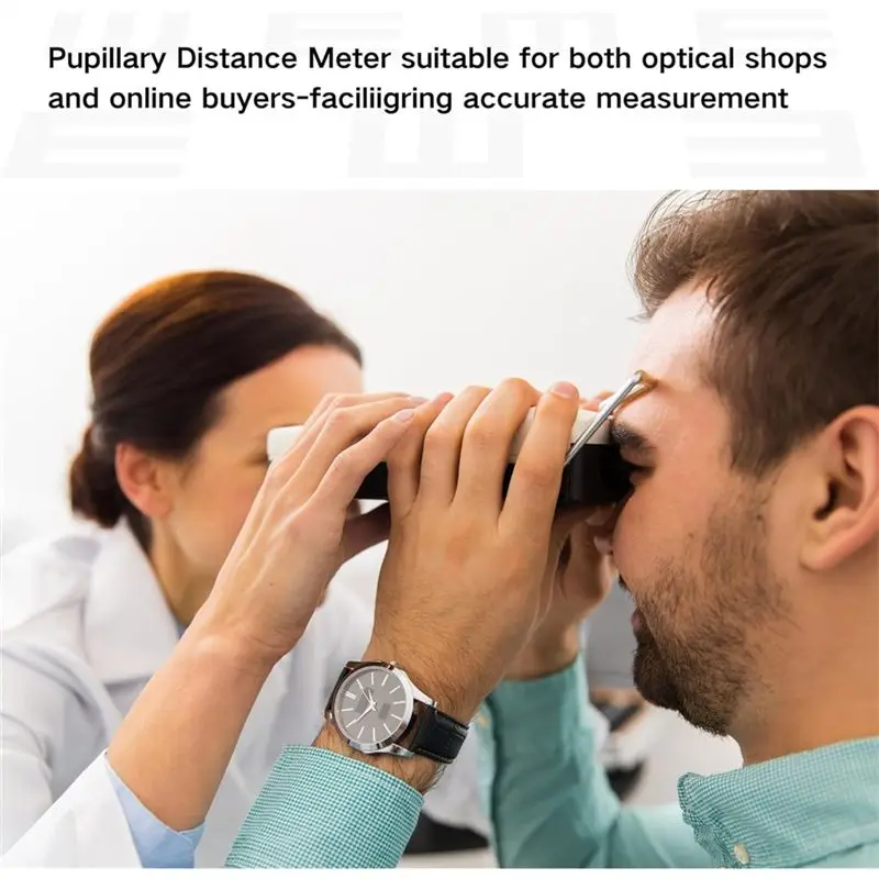 [LXYA68Z!] Digital Optical Pupilometer With Memory Function,LCD Display, Diopter Compensation Pupillary Distance Meter