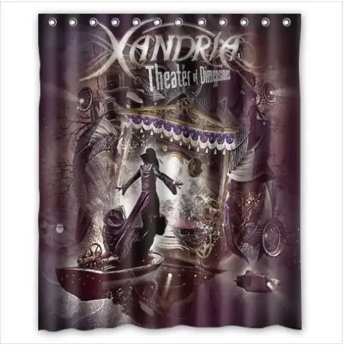 Bathroom Decor Xandria Theater of Dimension Waterproof Shower Curtain