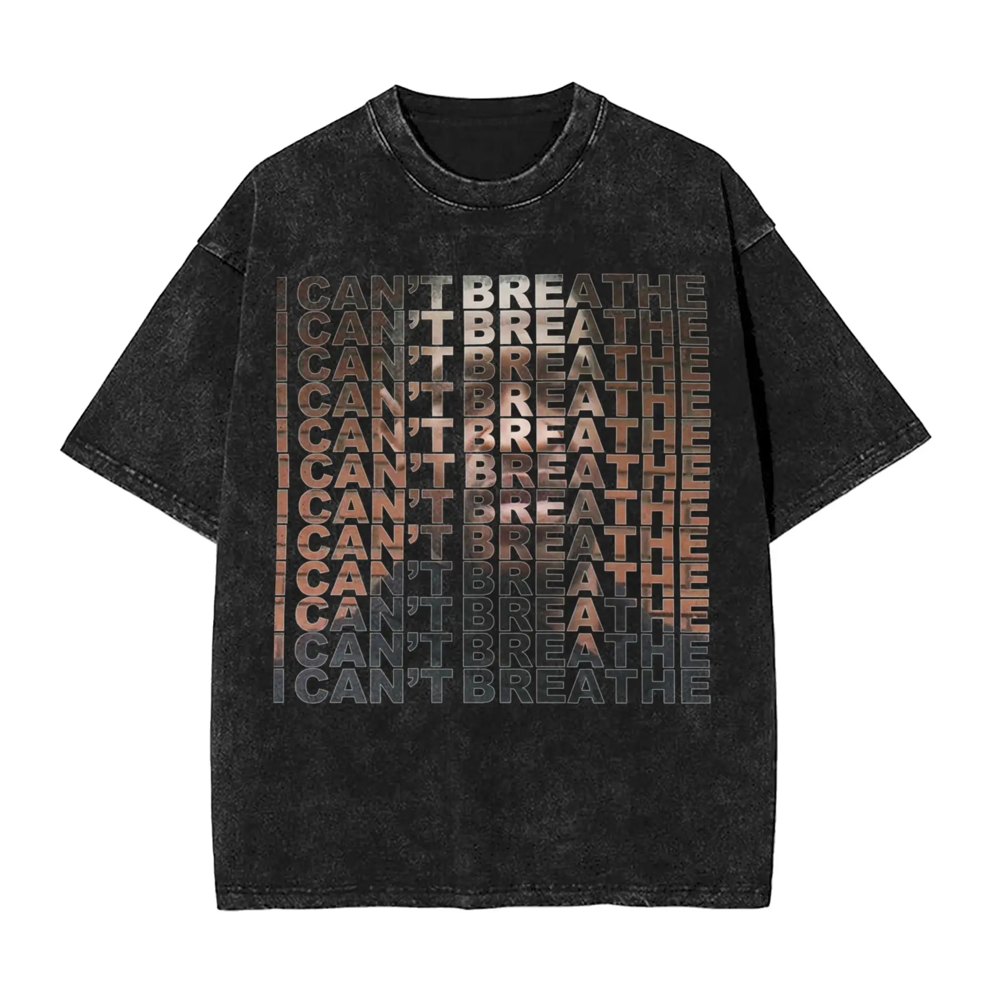 

I Cant Breathe George Floyd Shirt Vintage Style For Men Women Pure Cotton T-Shirts Tee Clothes