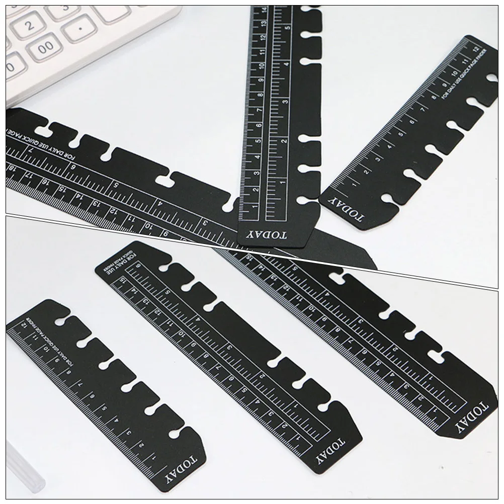 18Pcs Planner Accessory Plastic Page Marker Exquisite and Practical Design Easy Carry Use for Reading Continuous Progress