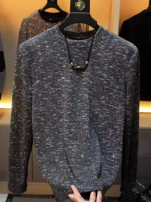 

Trendy Men's round Ne Sweatirt Long Sve Casual European Sle Polyester Fiber Deformable Hoodie for Autumn W...