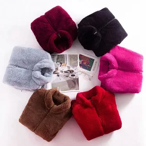 Casaco de colete polar feminino, gola alta, jaqueta sem mangas, veludo coral quente, colete feminino, zíper, 4XL, outono, inverno, 2023 8 principais vendas colete polar senhora - №6