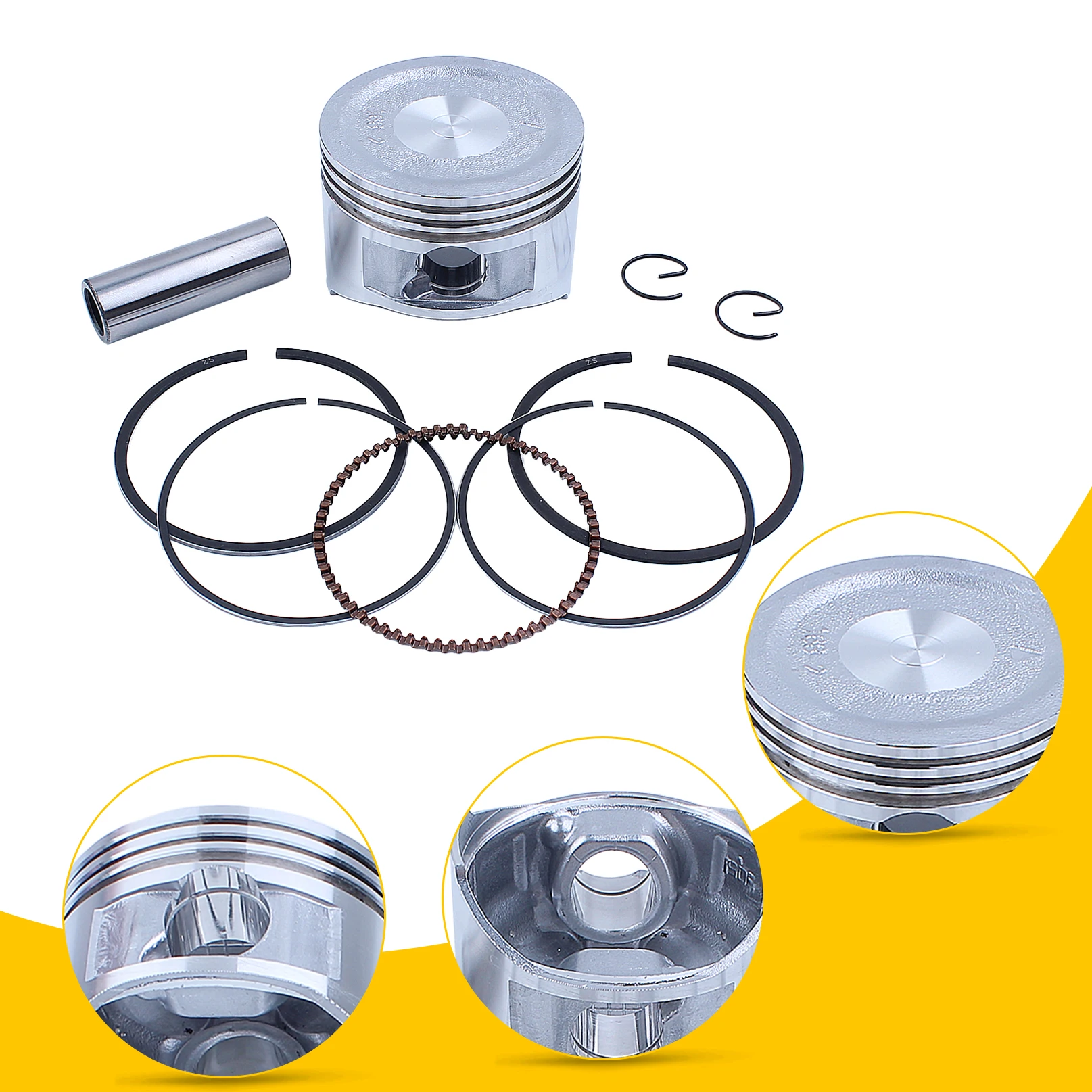 68MM Piston Ring Connecting Rod Engine Full Gasket Set For HONDA GX160 GX 160 5.5HP 4-Cycle Gas Engine Generator Water Pump