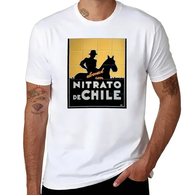 Chile Nitrate - Nitrato de Chile Spanish version T-Shirt custom t shirts tees mens clothing