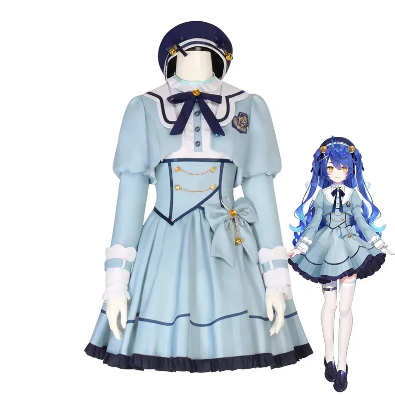 

Anime YouTuber Hololive Amamiya Kokoro Cosplay Costume Dress Outfit for Girls Women Halloween Carnival Party Disguise Suit