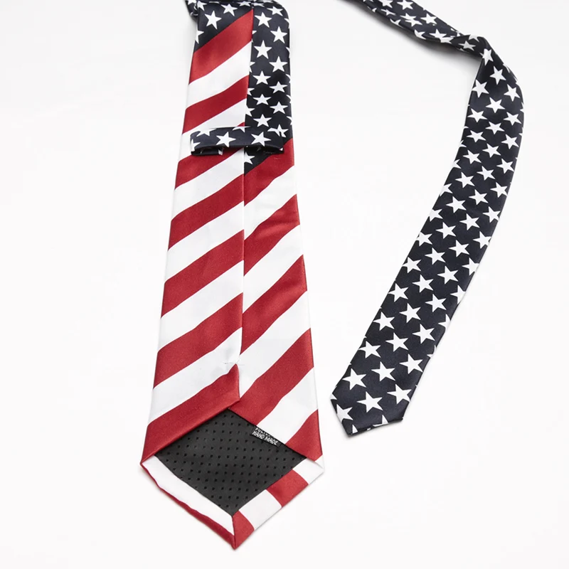 Necktie Fashion Classic American/USA Tie Flag Print Casual Women Ties Men Party Wedding Neckwear Cravate Business Party Ties