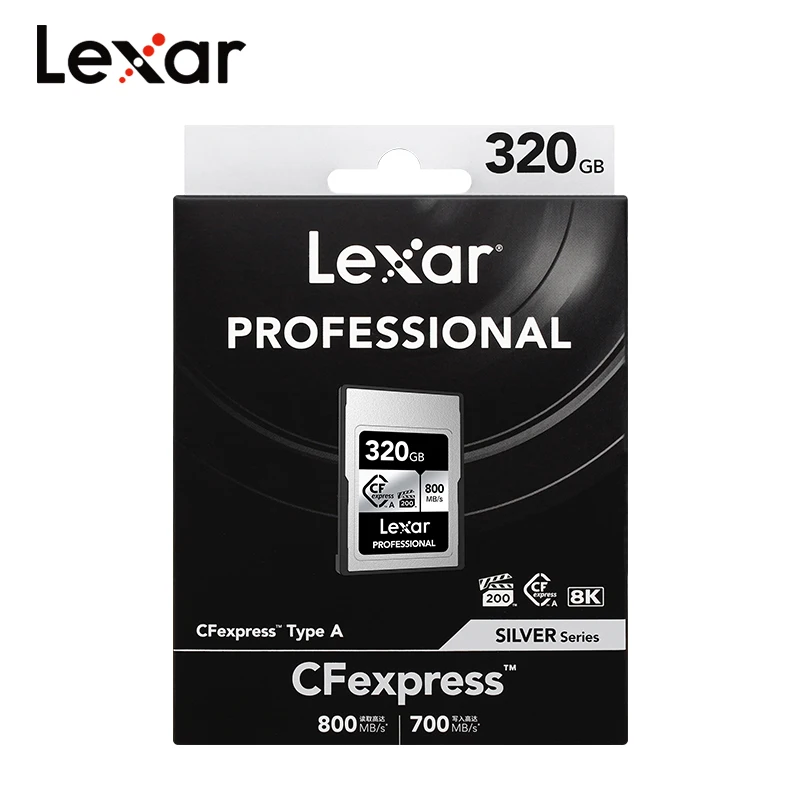 Профессиональная карта Lexar CFexpress Type-A, 800 Мб/с, 160 Гб, 320 ГБ, карта КФА, VPG 200, совместимая Sony A7M4 FX30 оригинальная видеокарта CF