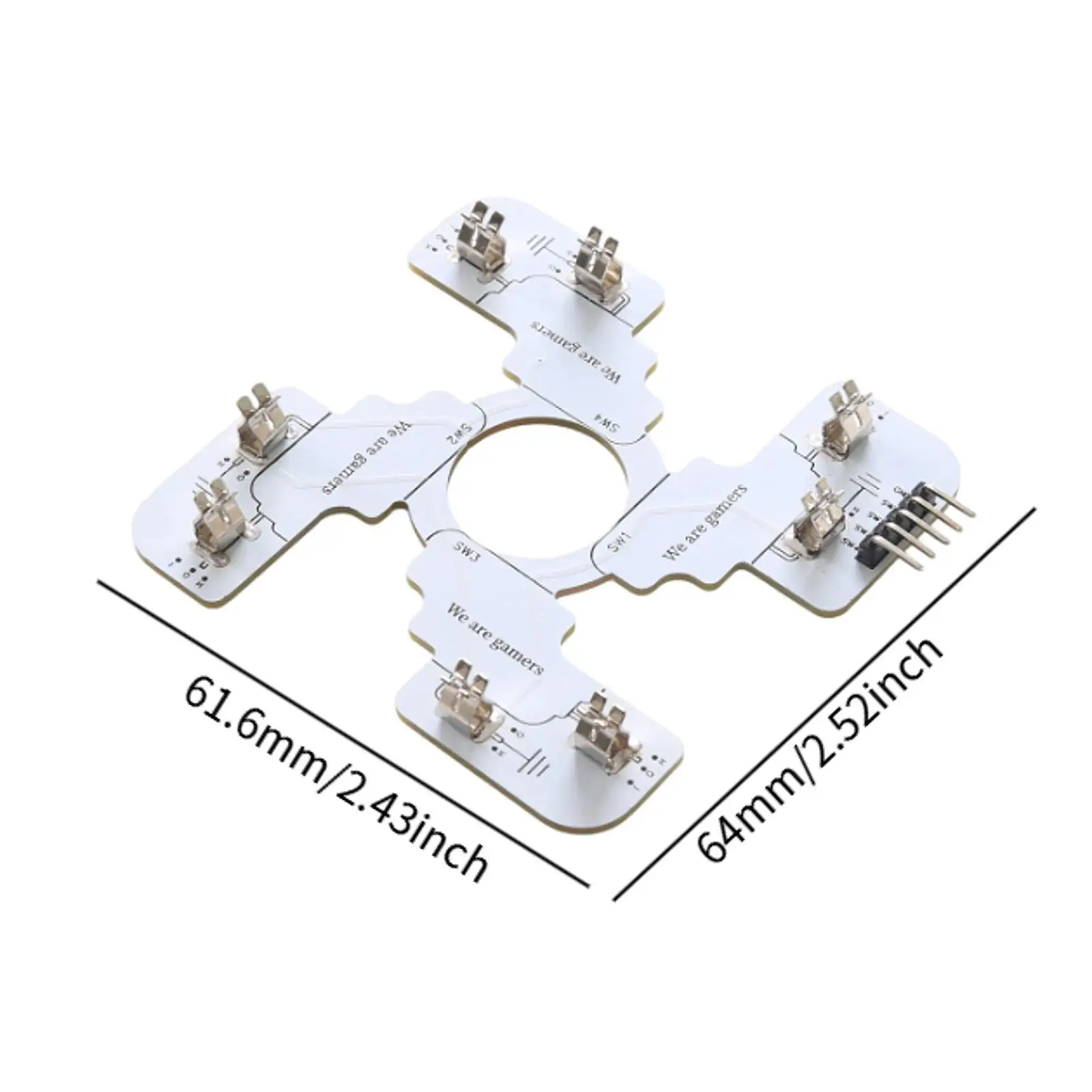 Microswitch PCB สําหรับ Jlf PCB สวิทช์ชิ้นส่วน PCB จอยสติ๊กอะไหล่ Arcade Stick DIY PCB Board สําหรับ Sanwa Tp-ma