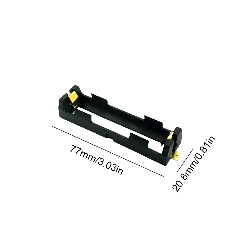 10-30pcs 18650 Battery Holder 18650 SMD Battery Box With Bronze Pins Rechargeable Storage Case Container Battery Clip Holder