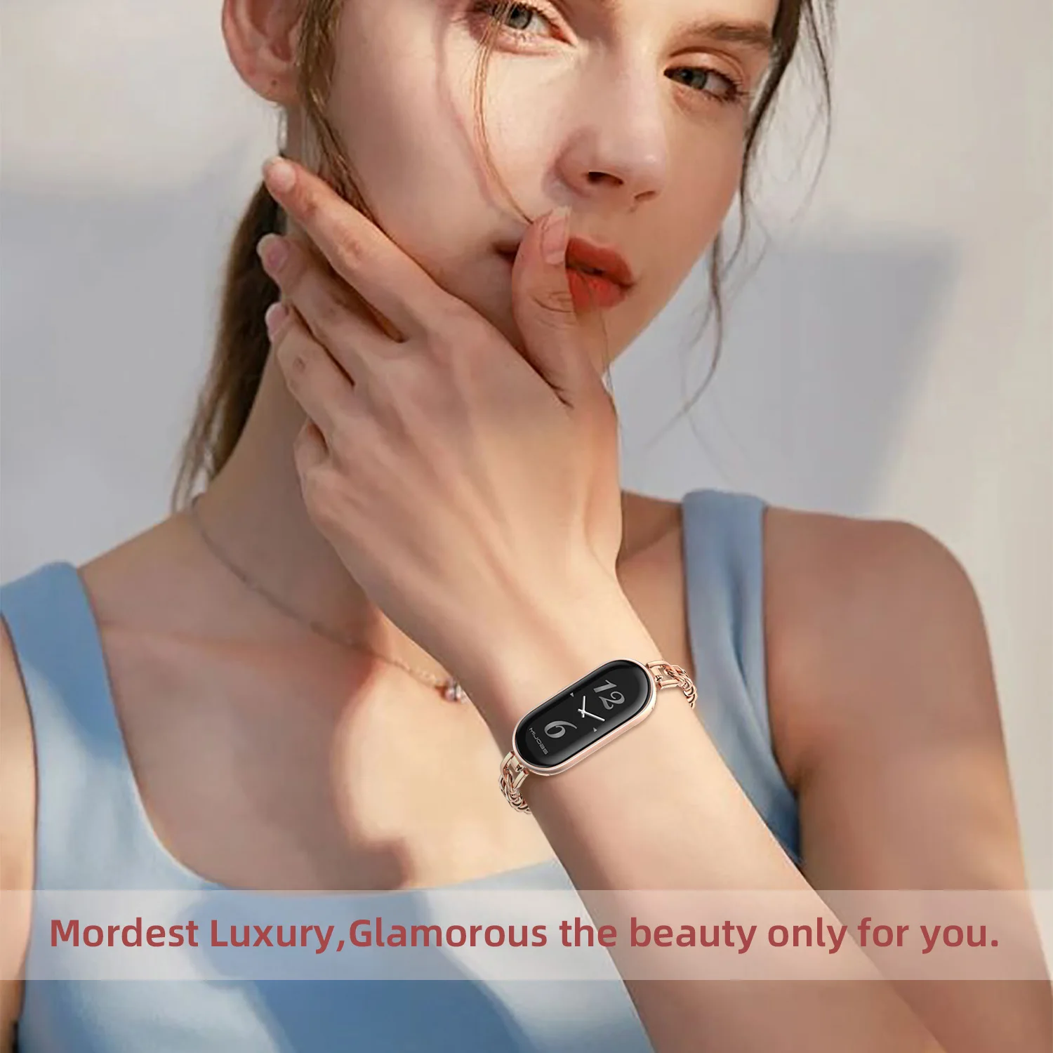 Damenarmband für Mi Band 11 10 9 8 7 6 5 Armband für Xiaomi Smart Band 10 Armband für Mi Band 9 Handgelenkband für Mi Band 8 Correa – Detail 22
