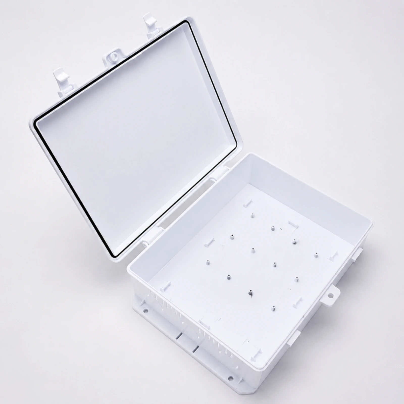 Network Box Waterproof Weatherproof Enclosure Hinged Enclosure Weather Resistant Box with Hinged Lid Electrical Insulation