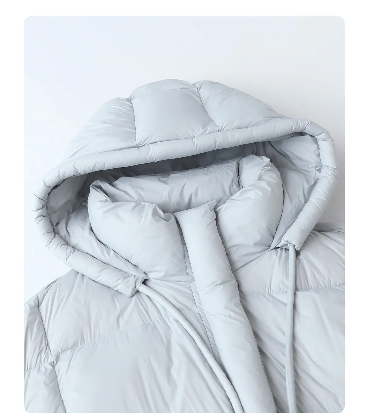 CHIC VEN New Women Down Jacket Solid Loose Casual Hooded Ladies Down Jacket for Woman 90 White Duck Down Coat Autumn Winter 2025