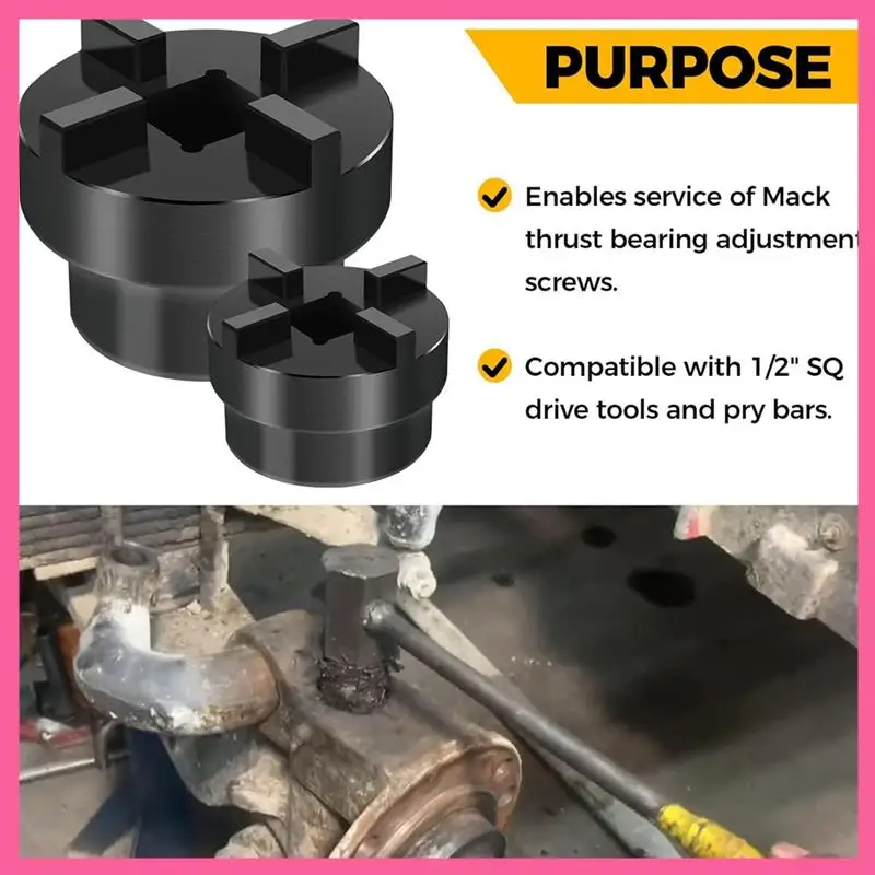 

HOT-для грузовика Mack 10500, 12000 фунтов, сменная розетка Kingpin/1 внешний диаметр 7/8 дюйма. Регулировочная винтовая головка привода King Pin 1/2 дюйма