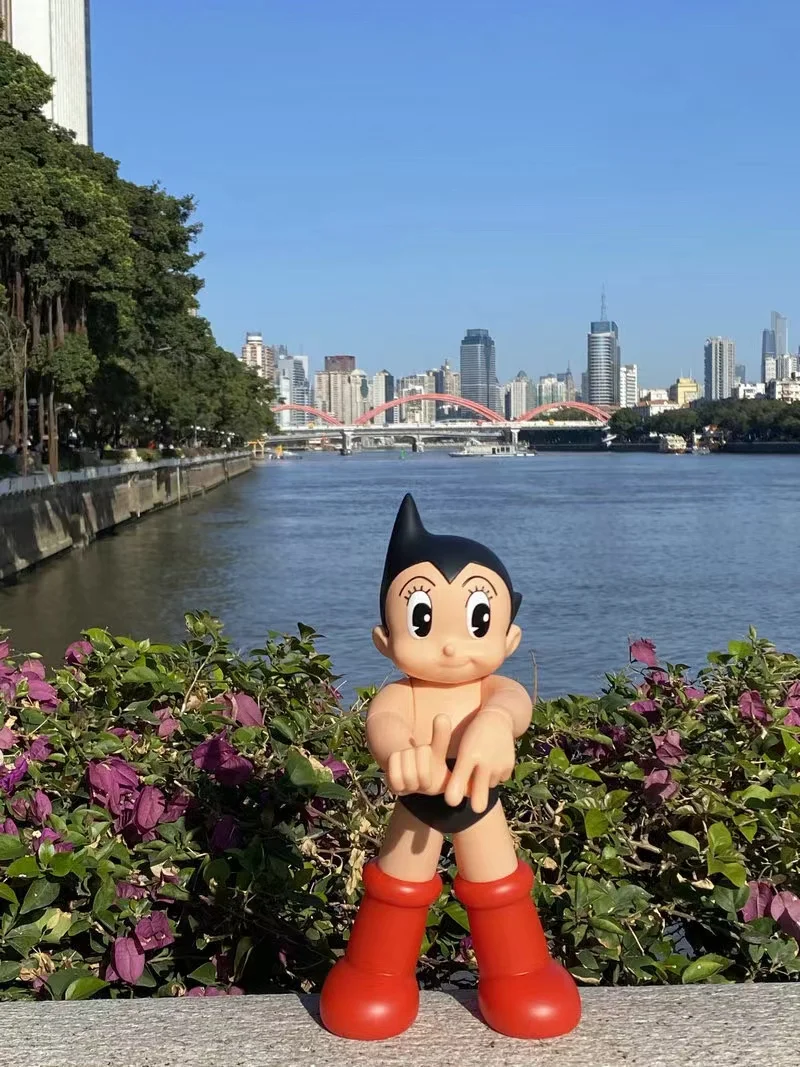 26CM Astro Boy Mighty Atom Large Figure Tetsuwan Atom Movable Anime Action Figures Soft Adhesive Collection Toys Holiday Gifts