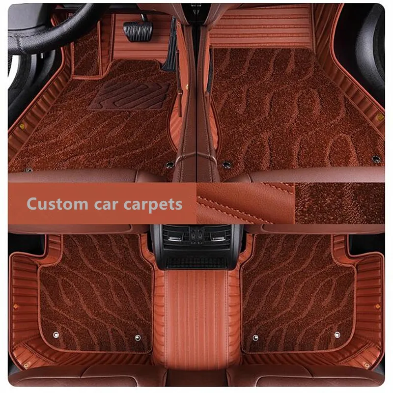 

Коврики высшего качества, специальные автомобильные коврики на заказ для Mercedes Benz EQS 450 Sedan 2025, двухслойные ковры для EQS450 2024-2022 гг.