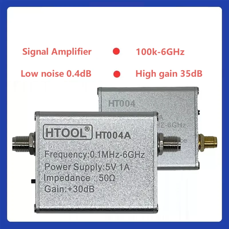 0.1-6GHz Low Noise Amplifier 30dB High Gain Pre RF SDR LNA Module Amplifier