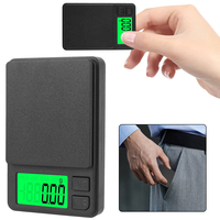 LCD Backlight Electronic Scale Weighing Tool Jewelry Scale Portable High Precision 0.01g Mini Digital Pocket Scale 100g/200g