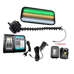 9 LED Car Dent Repair Lamp 3 Strips Line Board Paintless Dent Repair Tool With 18V 6.0Ah Battery
