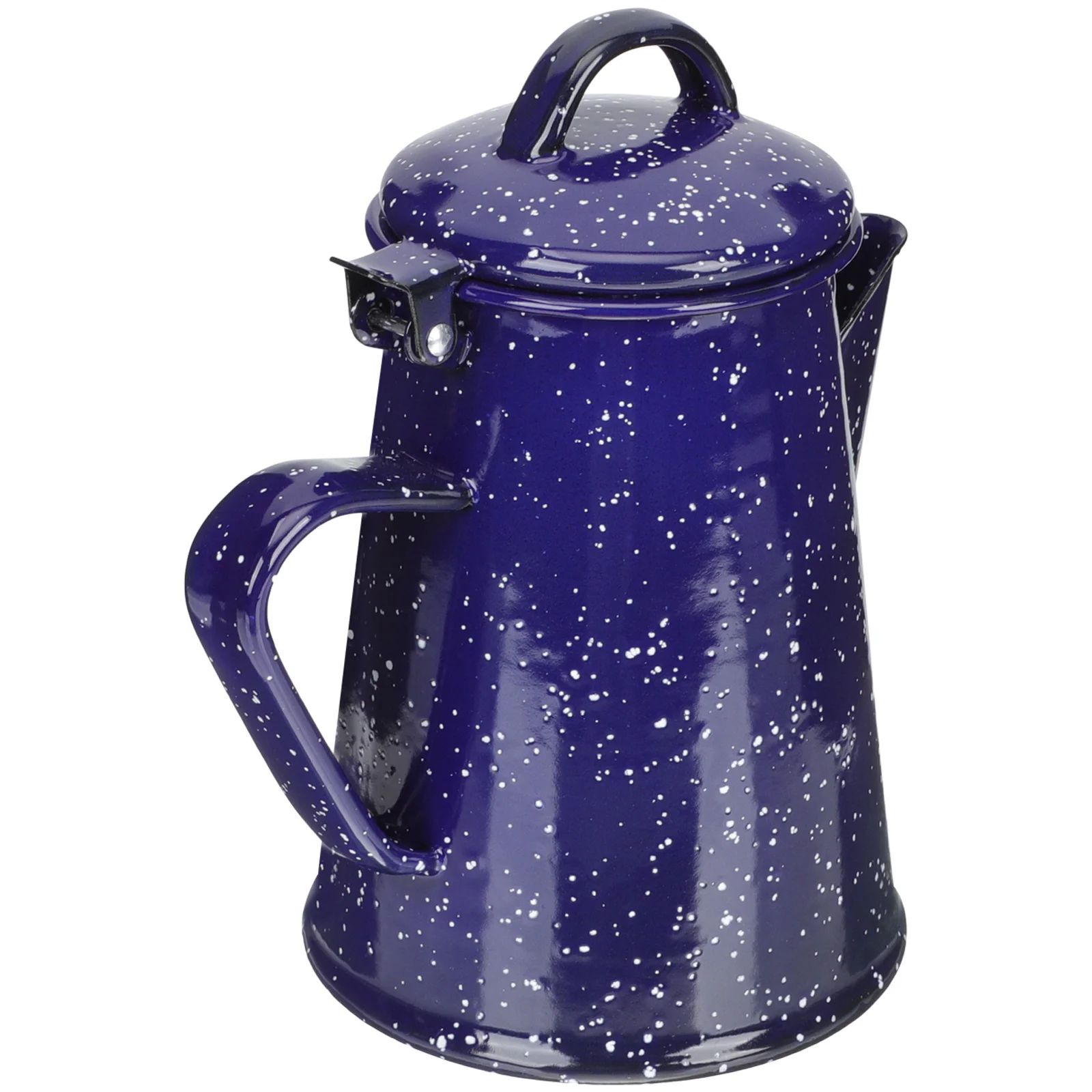 

Enamel Water Retro Handle Design Smooth Spout Portable Tea Kettle For Home Office Campfire Kitchen Boiling Heating Kettle