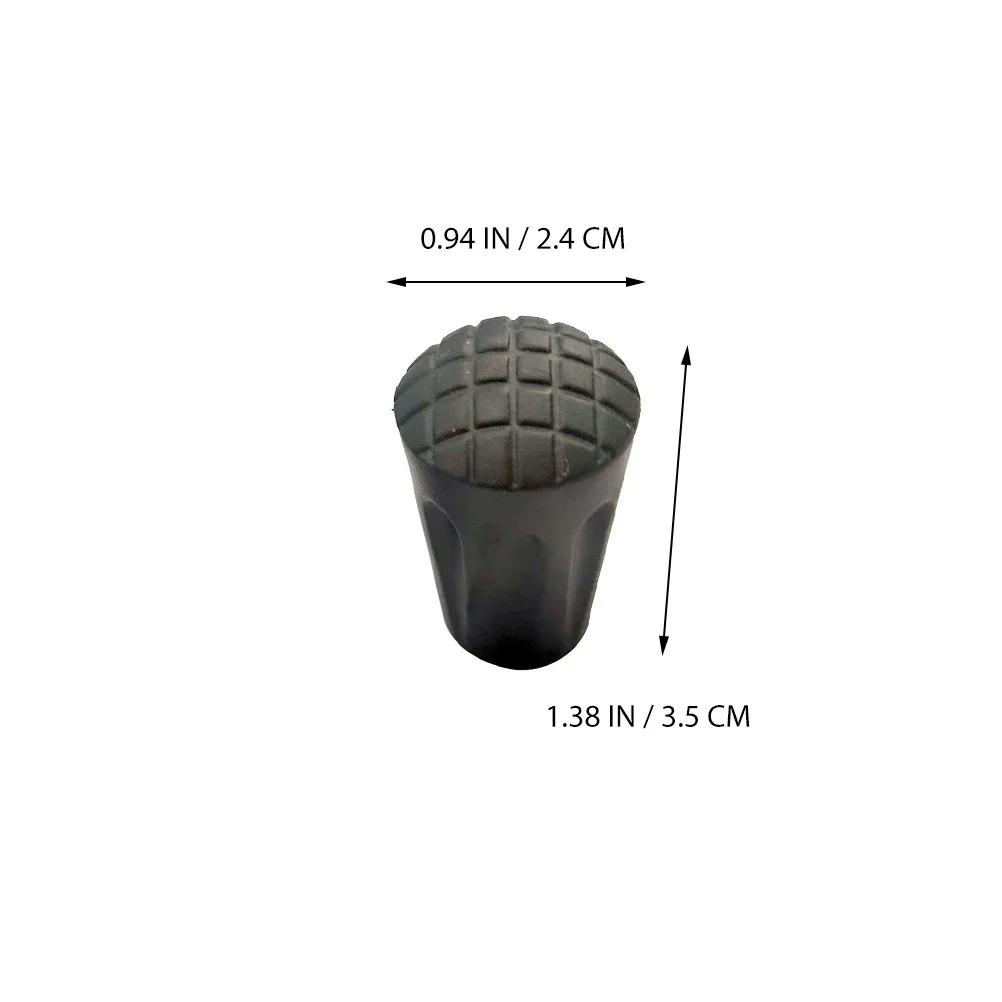 

8Pcs Hiking Pole Tips Covers Thickened Plastic Trekking Pole Foot Protectors Anti-Slip Pads Climbing Walking Stick