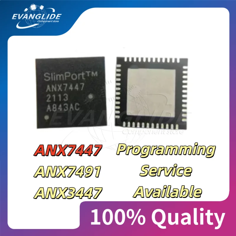 2 PCS/LOT ANX3447 ANX7491 ANX3447QN ANX7447QN-AC-R ANX7447 ANX7491 QFN CHIP