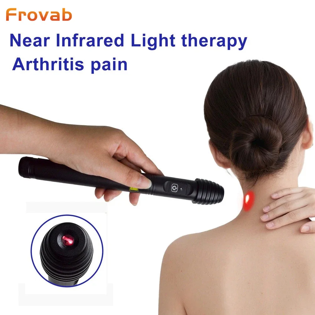 

Лазерный акупунктурный аппарат Frovab 808 нм, 500 мВт, для светотерапии ближним инфракрасным светом (NIR), портативный стимулятор меридианов для снятия боли в мышцах и суставах